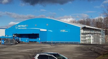 Merchandise collection area - Oxygen structure