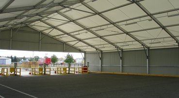Loading area cover