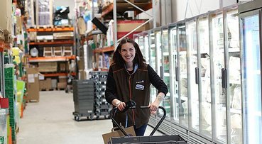 Drive through dedicated storage space