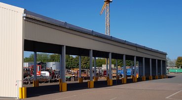 Sheltering machinery and vehicles